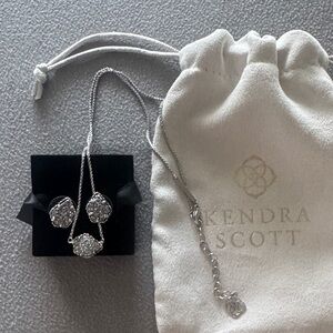 Kendra Scott Silver Jewelry Set